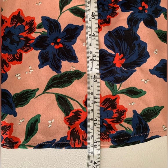 Zara Midi Length Floral Dress Long Sleeve Waist Tie Pockets Medium NWT - Picture 15 of 16